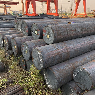 40cr Ck45 16mn حرارة مطاطية من فولاذ الكربون القضبان المستديرة 70000 Psi