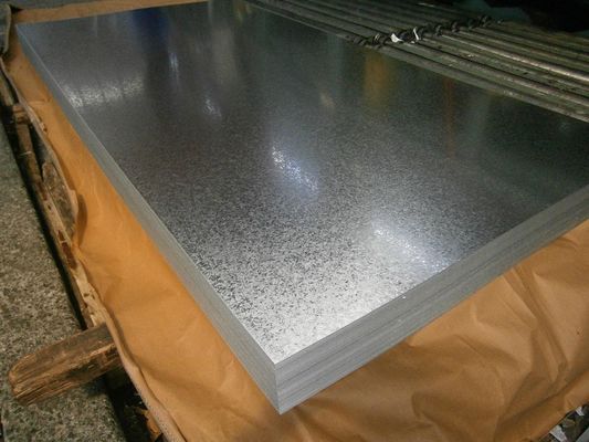 الصفحة الحديدية المصنعة من الحديد الغلياني Gi Zero Spangle 1219*2438mm 1250*2500mm